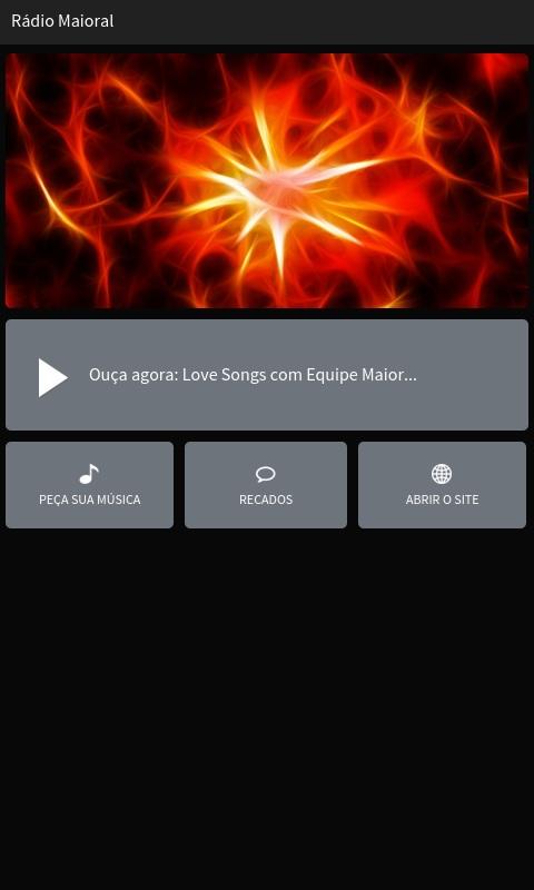 Android application Rádio Maioral screenshort
