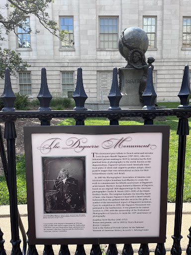 This monument pays tribute to French Artist and inventor Louis-Jacques-Mandé Daguerre (1787–1851), who revolutionized picture-making in 1839 by introducing the first practical form of photography...