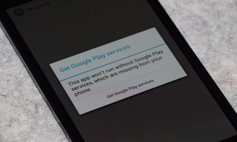 Android application Info for Play Services screenshort