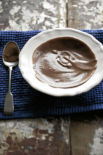 Chocolate soup This speedy dessert using simple ingredients was inspired by a dish known as Zambezi Mud. Transformed from penny-wise boarding-school food into something more luxurious, it is delicious.