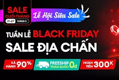 Lazada Black Friday 2023 | Tuần Lễ Sale Địa Chấn Cuối Năm