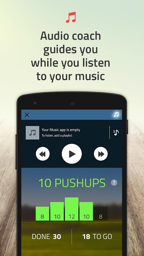 100 pushups: 0 to 100 push ups — приложение на Android