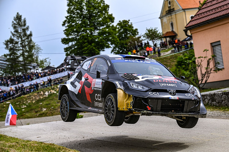 Sebastien Ogier came out on top on a dramatic final day of the Croatia Rally on Sunday with the Toyota part-timer jumping from third to first as rivals Thierry Neuville and Elfyn Evans both crashed.