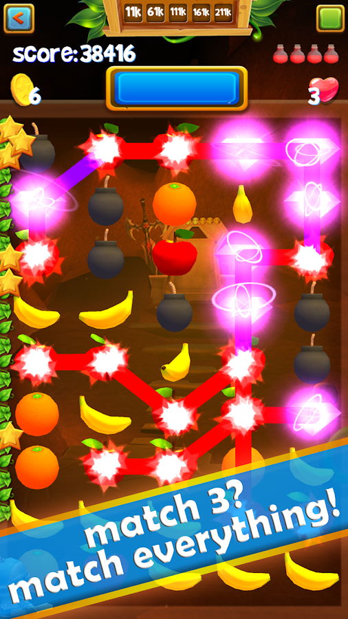    Knight Swipe! fruit match game- screenshot  