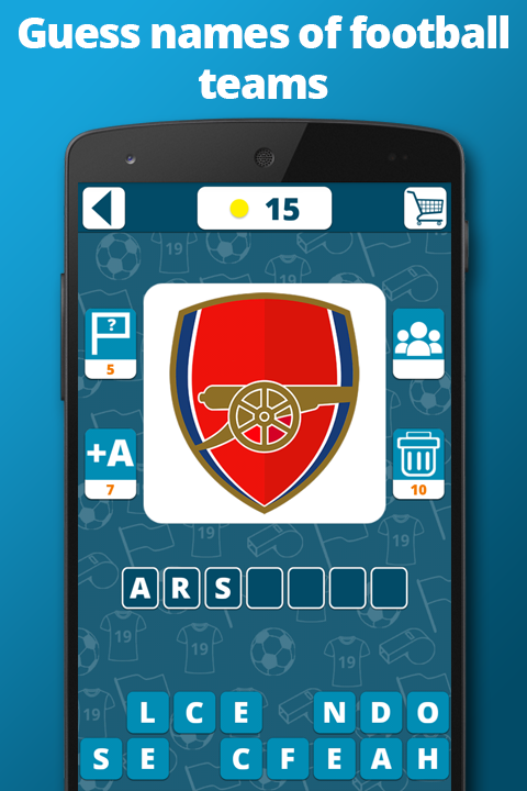 Android application Football Logo Quiz screenshort