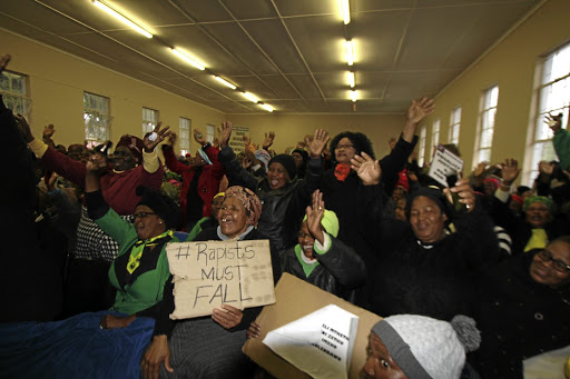 JUSTICE DONE Residents of Emalahleni municipality are among groups celebrating the release of a woman who stabbed her daughter's alleged rapists