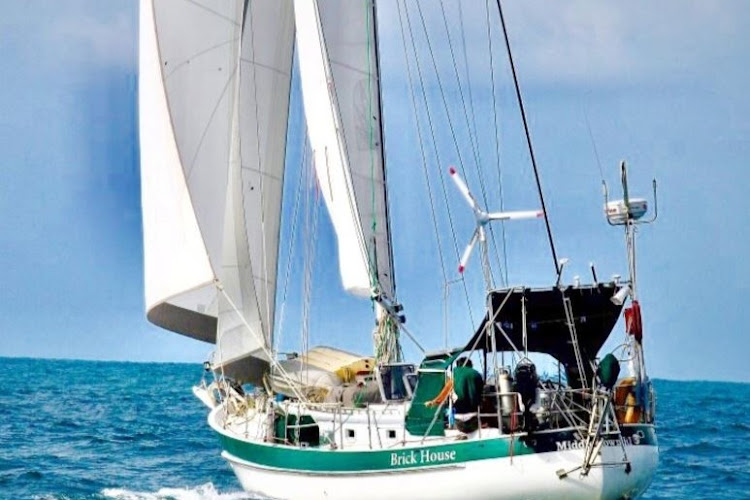 Brick House was one of several yachts stranded in SA during the hard lockdown. Regulations have been relaxed to allow cruising yachts to berth in three South African ports to sit out the cyclone season and replenish supplies.