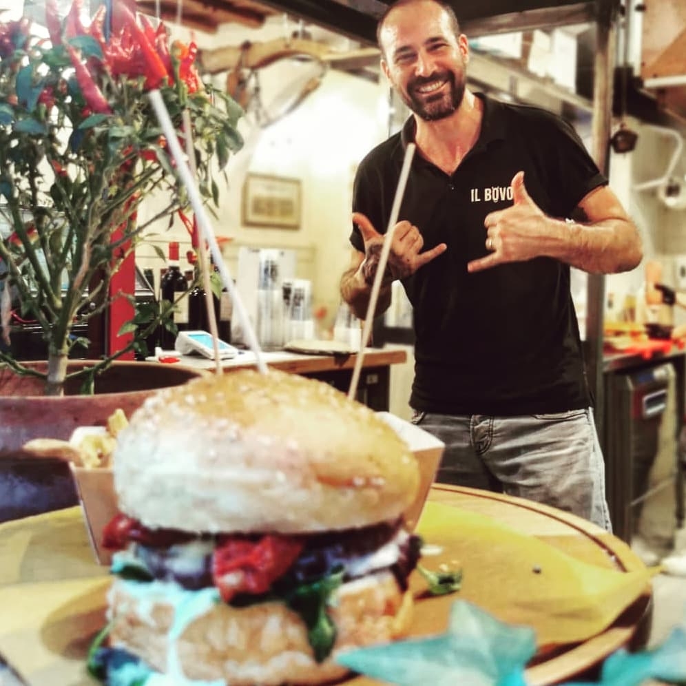 Gluten-Free at Il Bovo - Hamburger di Chianina