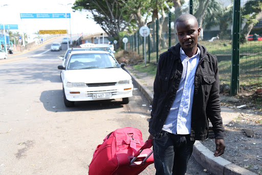 Alex Wilson is going back home to the Bluff after catching a cab to the bus terminal only to find out that the busses are on Strike, he was planning to visit his brother in Cape Town . Stranded commuters at the Durban bus terminal were left waiting when Busses went on strike on Wednesday.