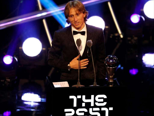 Real Madrid and Croatia midfielder Luka Modric is the Fifa Best Player of 2018. He was announced the winner in London. /COURTESY