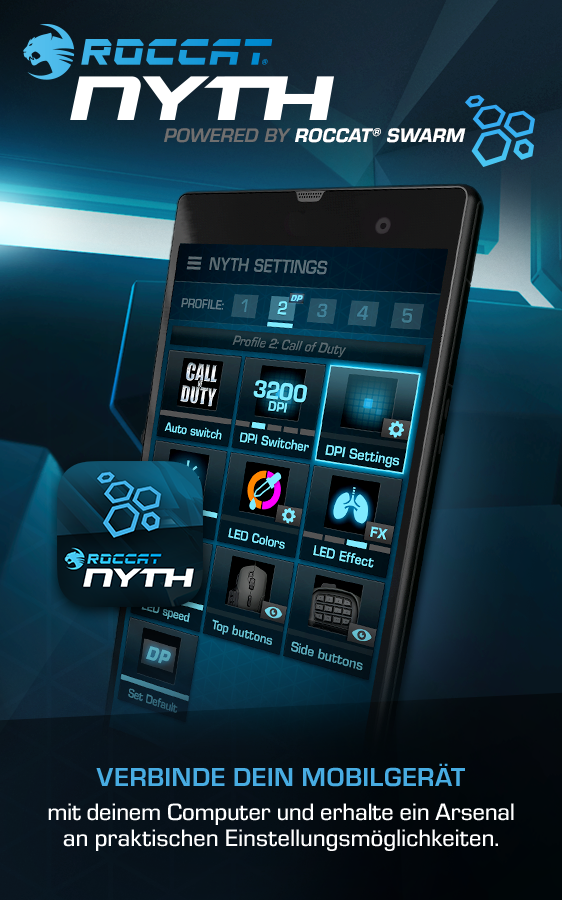 Android application ROCCAT Nyth screenshort