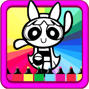 Download Power-Puf Girls Coloring Book For PC Windows and Mac