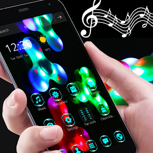 Music Neon Fidget Spinner colorful Theme.apk 1.1.1