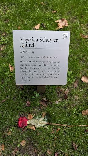 Angelica Schuyler Church 1756-1814 Sister-in-law to Alexander Hamilton Wife of British member of Parliament and businessman John Barker Church. Intelligent and socially active, Angelica Church...