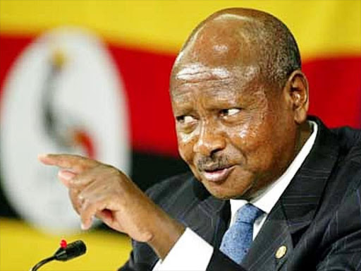 Uganda president Yoweri Museveni.Photo/FILE