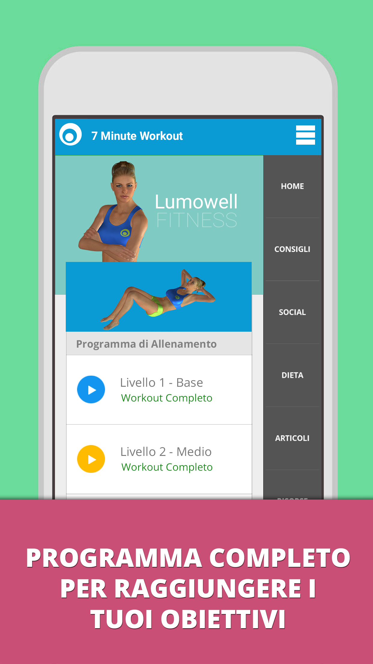 Android application 7 Minute Workout - Weight Loss screenshort