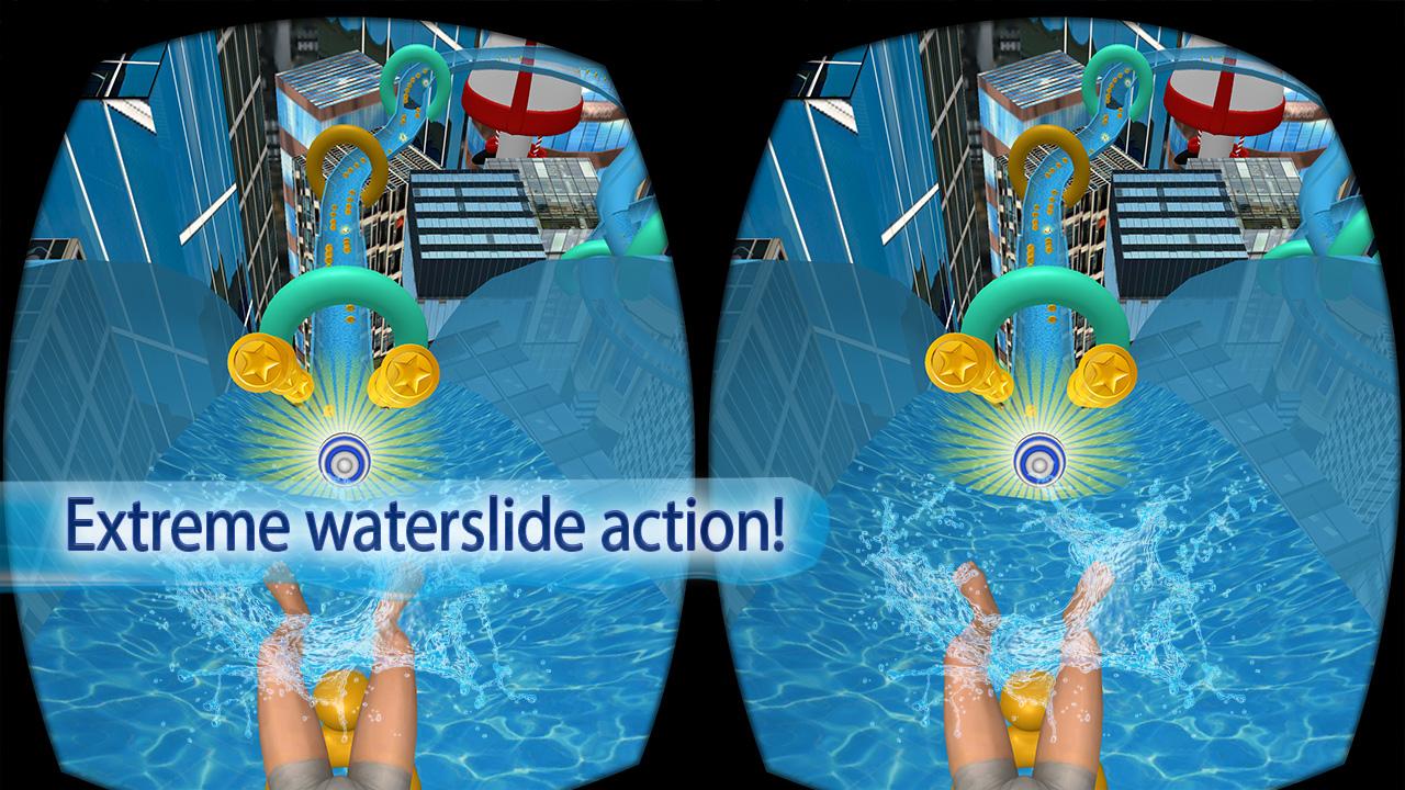Android application Water Slide Adventure VR screenshort