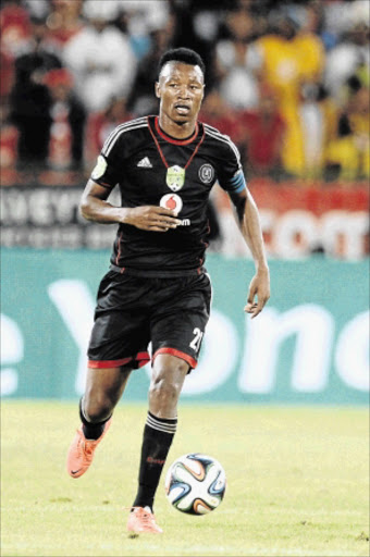 STAYING PUT: Siyabonga Sangweni of Orlando Pirates will get a new contract Photo: Lefty Shivambu/Gallo Images