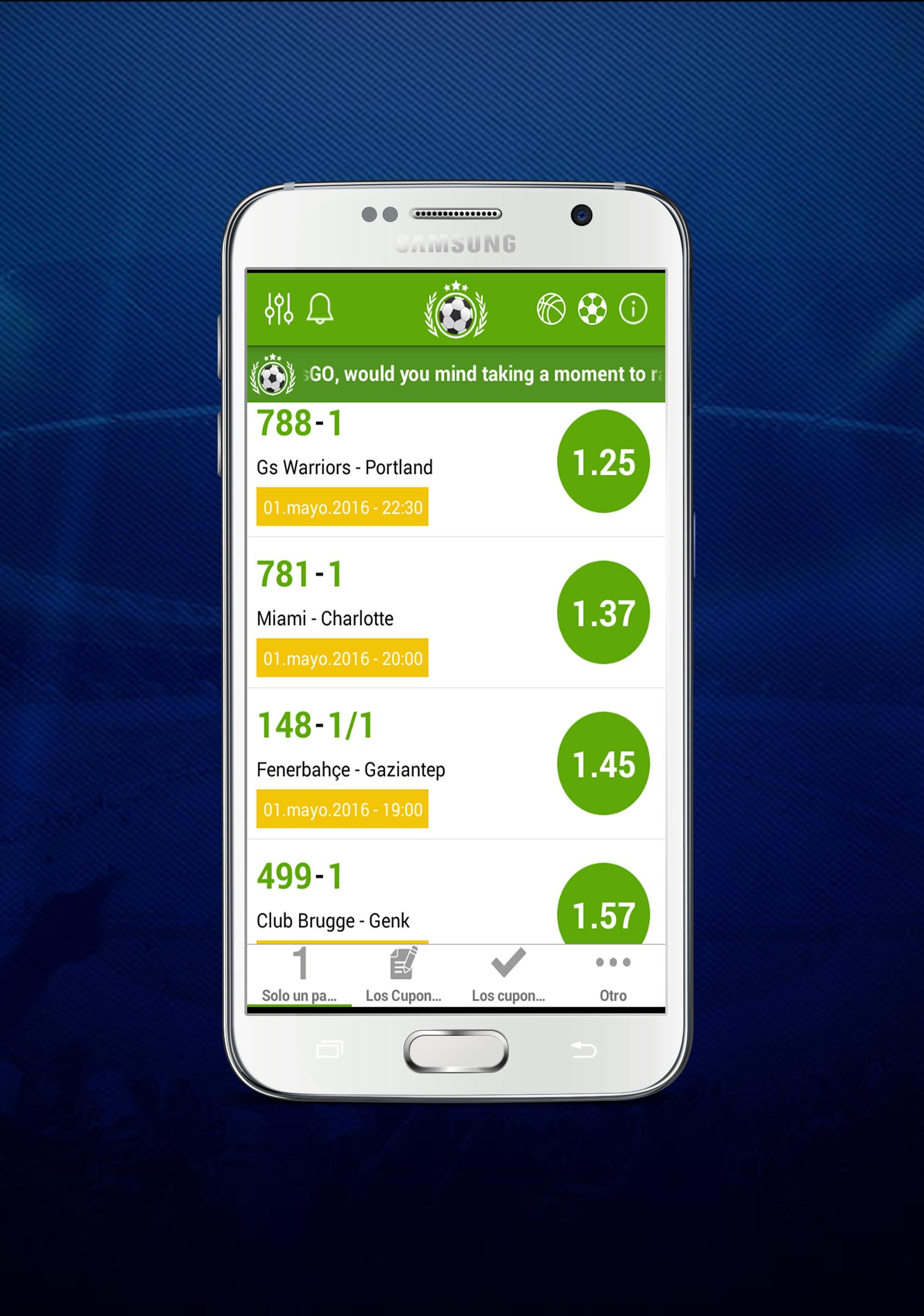 Android application BahisGO Best Match Predictions screenshort