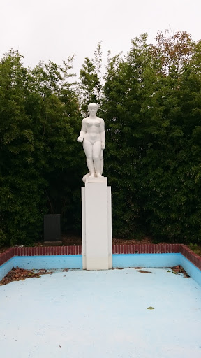 Statue And Pool 