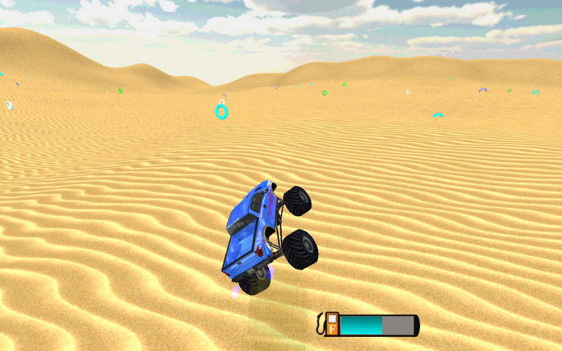 Android application RC Monster Truck Driving 3D screenshort