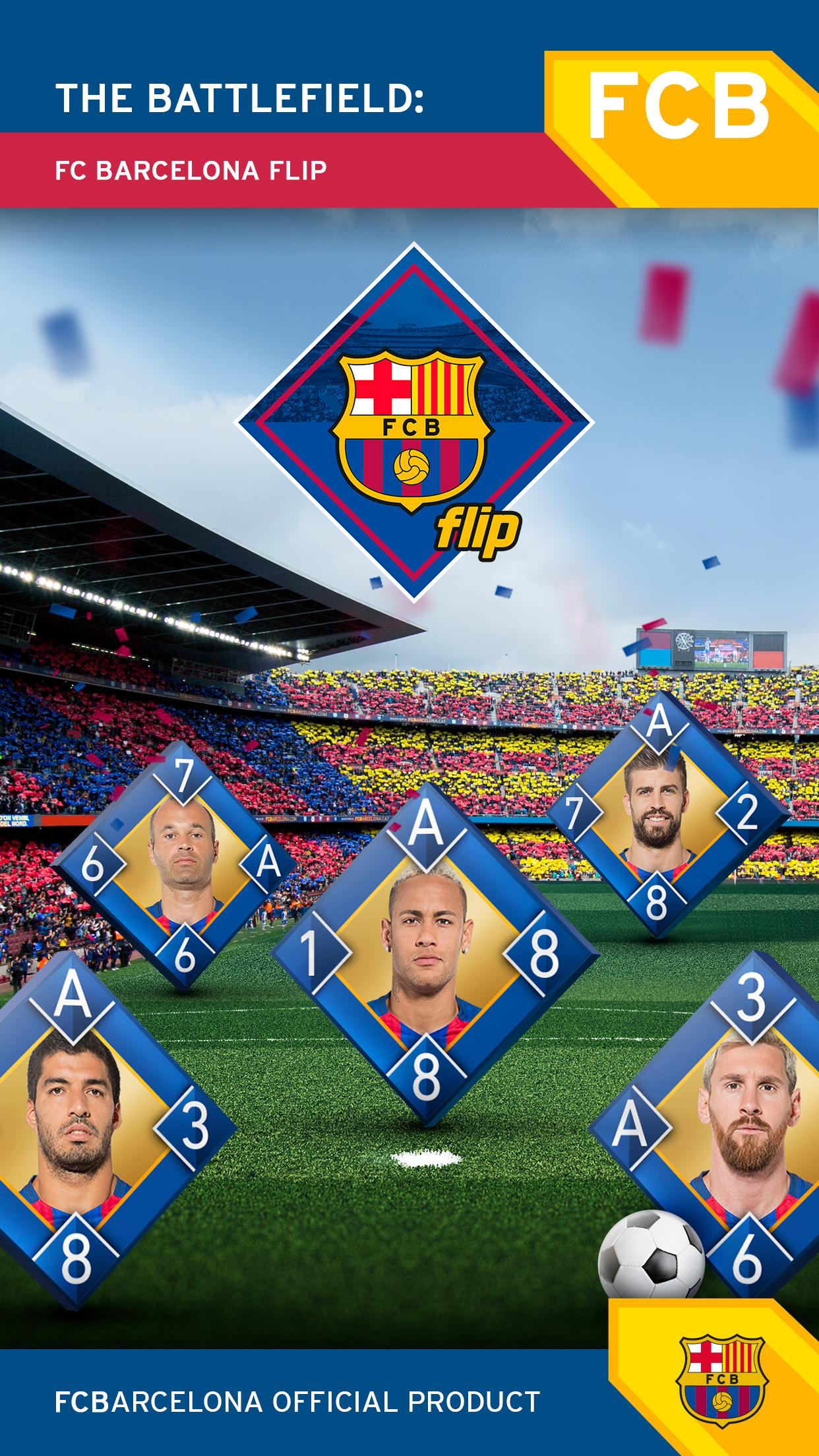 Android application FC Barcelona Flip - Official screenshort