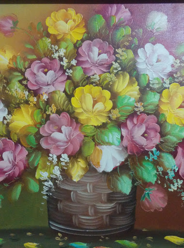 Flower mural Painting