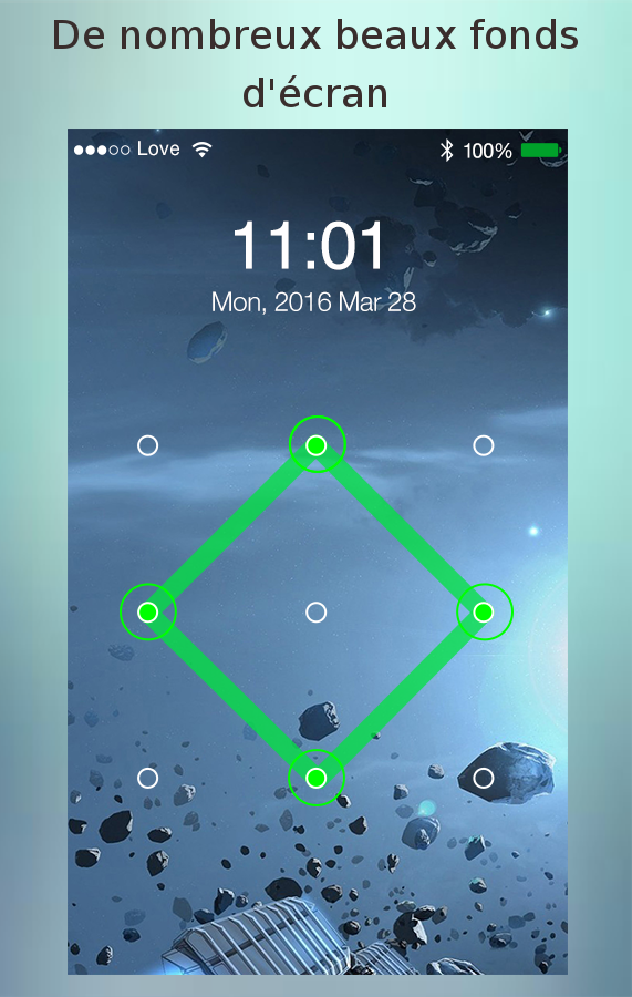 Android application Lock screen screenshort