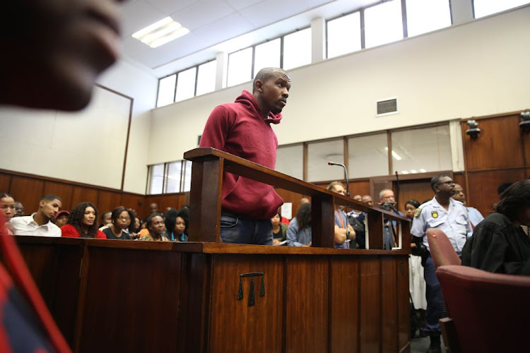 Murder suspect Thabani Mzolo in the Durban Magistrates Court on May 3, 2018.
