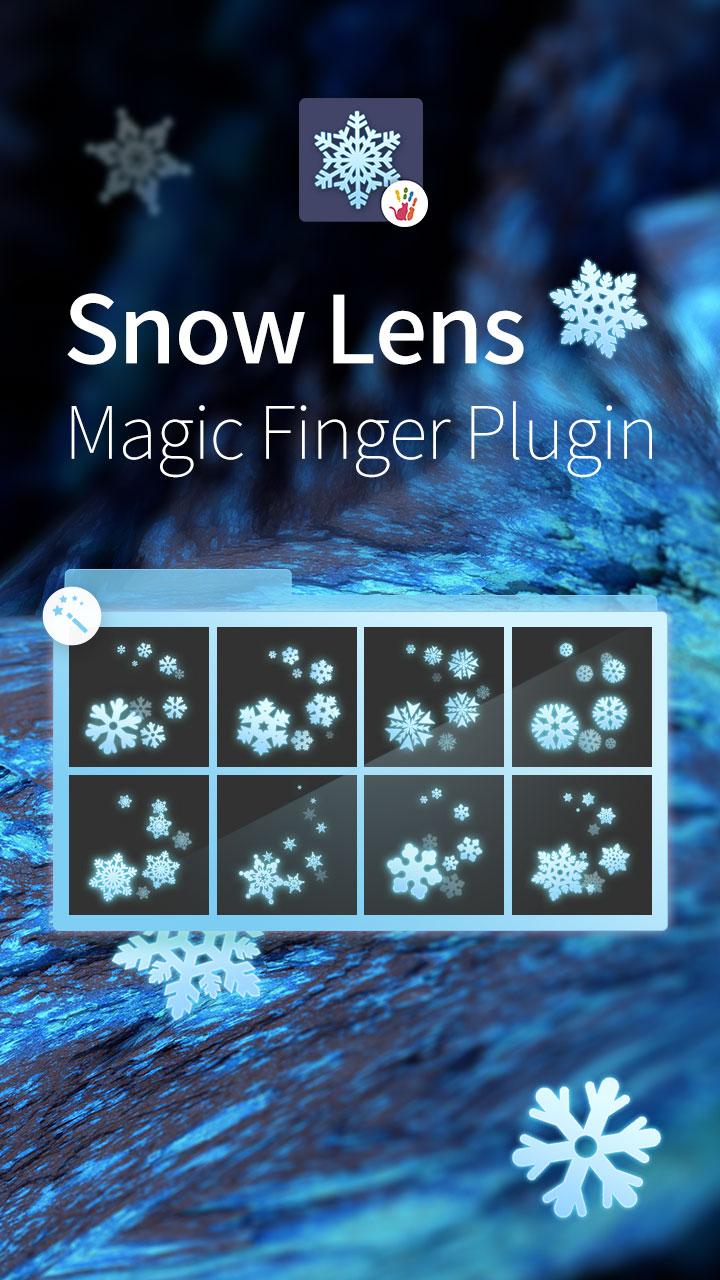 Android application Snow Lens-Magic Finger Plugin screenshort