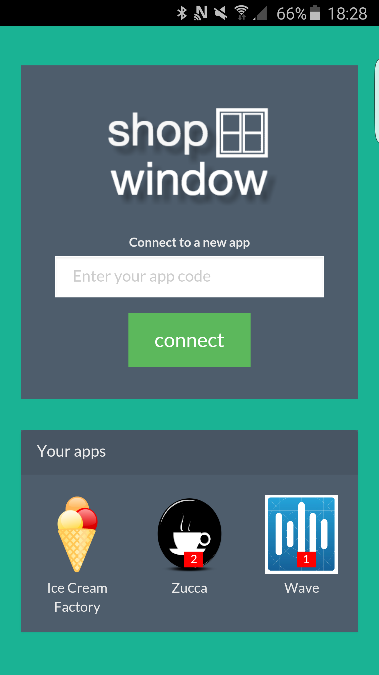 Android application Shop Window screenshort