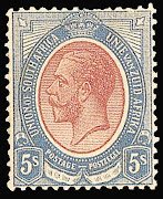 STAMP OF VALUE: The head of King George V graces this 1913 stamp