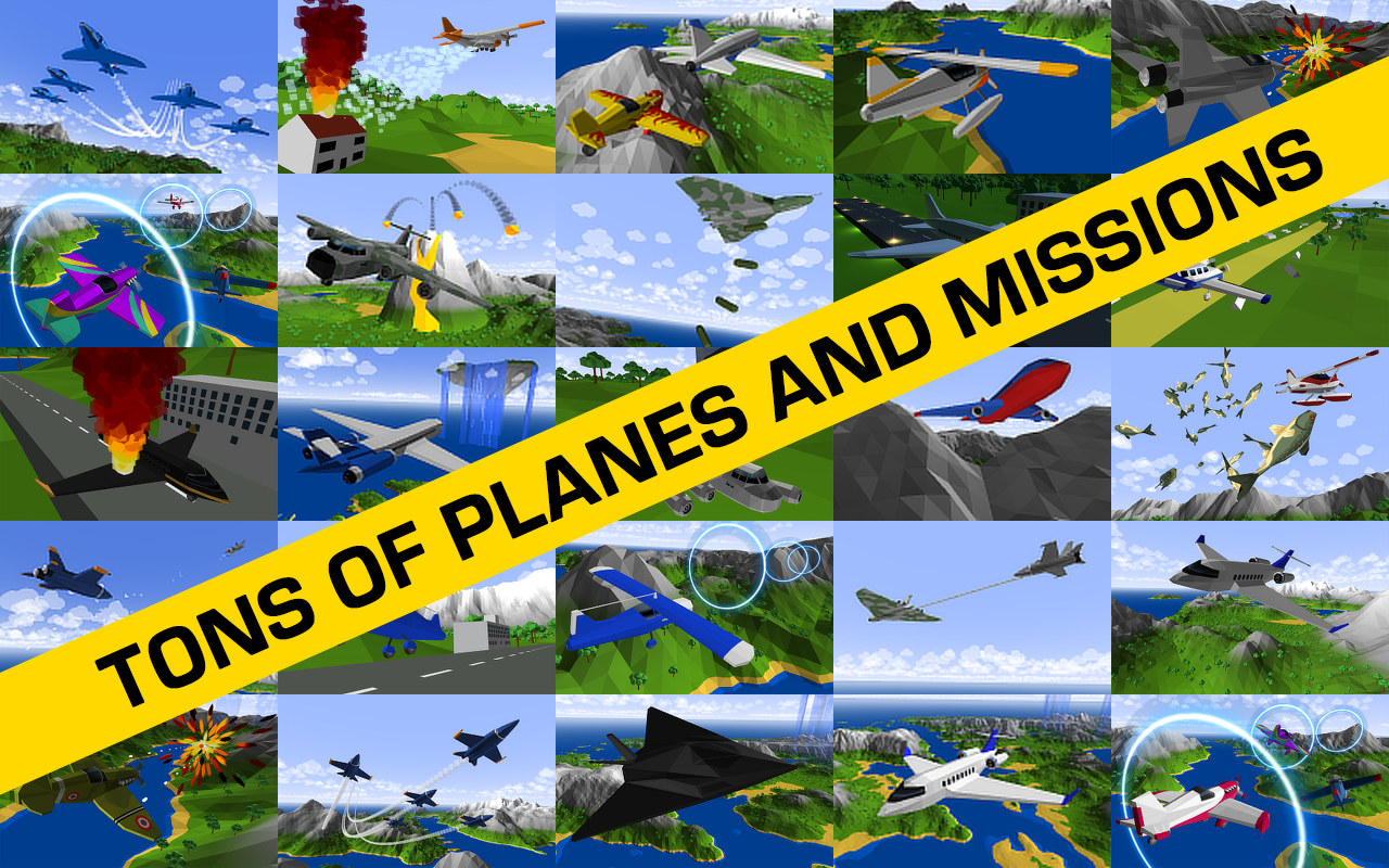 Android application Free Flight Pilot Simulator screenshort