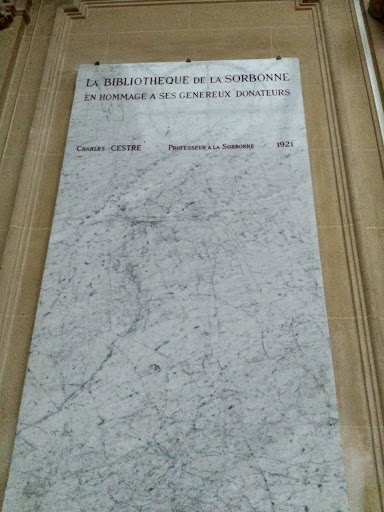The Sorbonne library thanks its generous donors: Charles Cestre Professor at the Sorbonne 1921Submitted by @p_verschueren