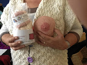 Knitted knockers are stuffed with natural fibres so they are light, washable and comfortable.