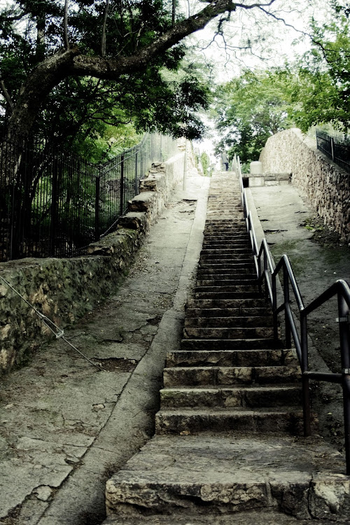 The Westcliff stairs in Joburg.