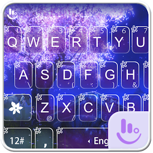 Download Purple Sakura Tree Keyboard For PC Windows and Mac