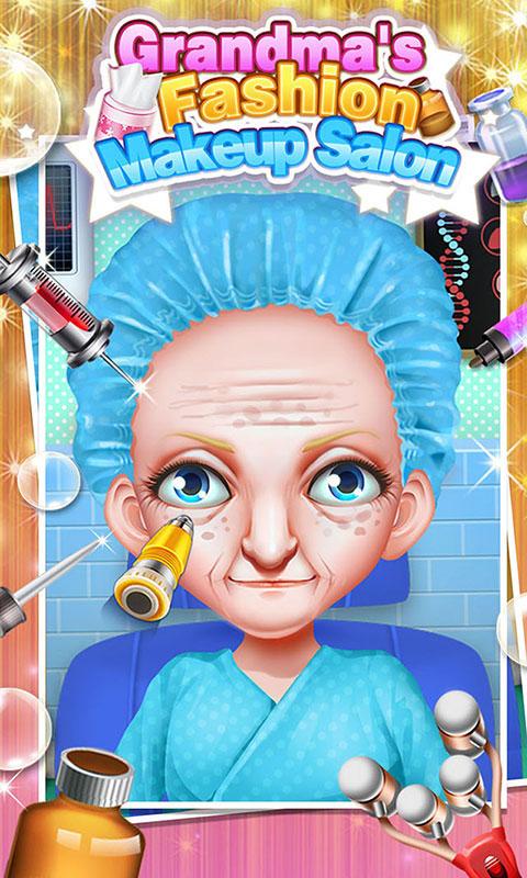 Android application Grandmas Fashion Makeup Salon screenshort