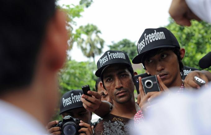 After decades of being muzzled by the Junta, a free media in Burma struggles to its feet
