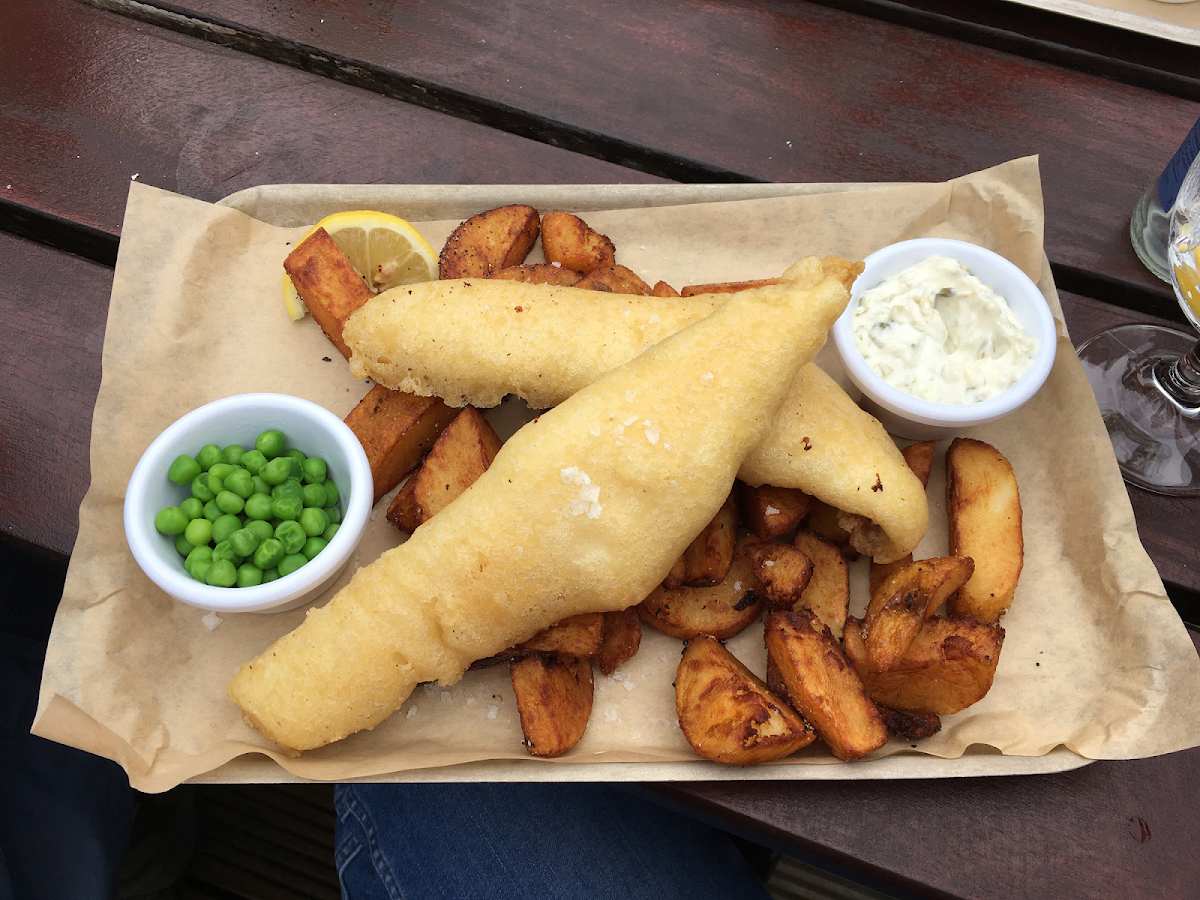 Gluten free fish and chips