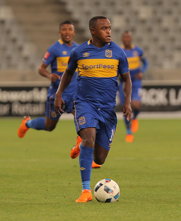 Cape Town City attacking midfielder Ayanda Patosi.