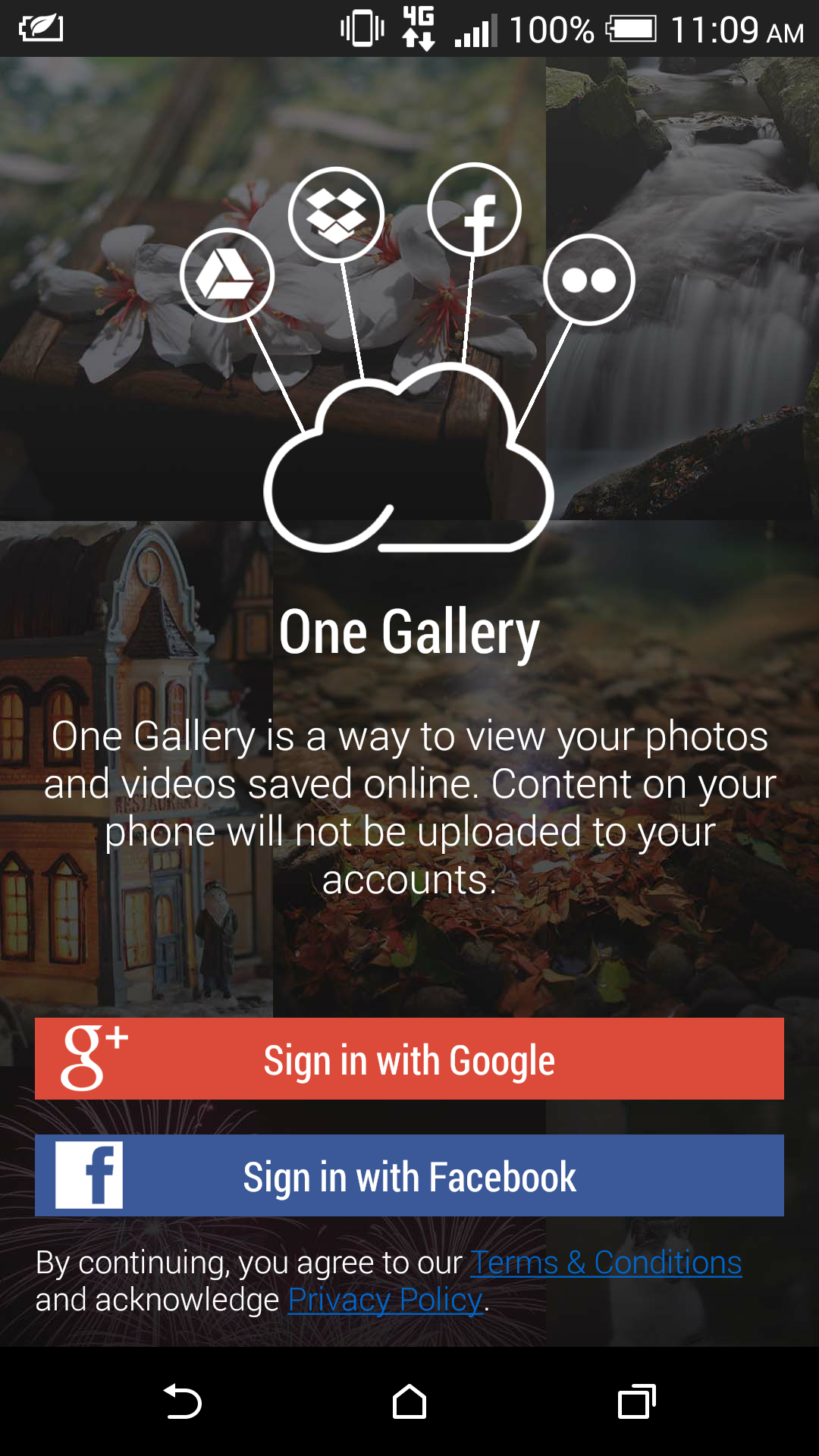 Android application One Gallery screenshort