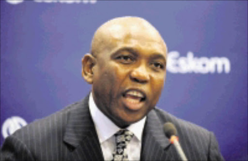 CONCERNED: Eskom chief executive Jacob Maroga. Pic: Tyrone Arthur. © Business Day.