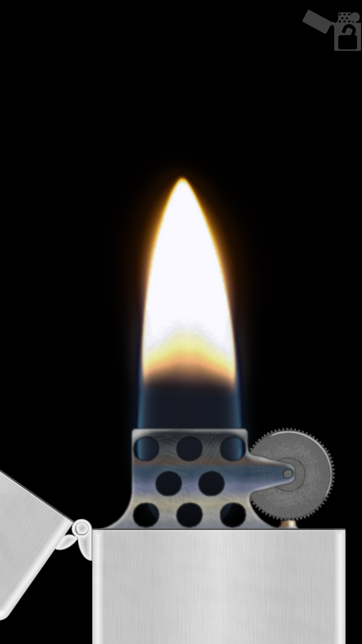 Android application Lighter Simulator screenshort