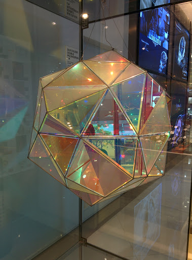 Duo Colour Double Polyhedron Lamp