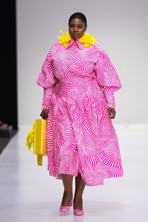 Think pink with The Bam Collective's a/w 2024 looks.