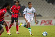 Hendrick Ekstein of Amazulu  during the DStv Premiership 2023/24 game against TS Galaxy at Mbombela Stadium on  March 30 2024.