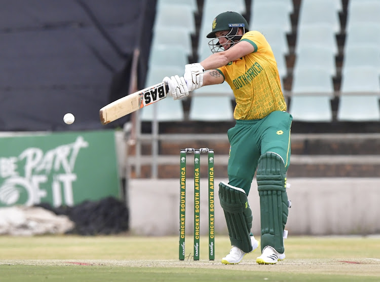 Tazmin Brits bats for the Proteas in the fifth Women's T20I against New Zealand at Willowmoore Park in Benoni on Sunday.