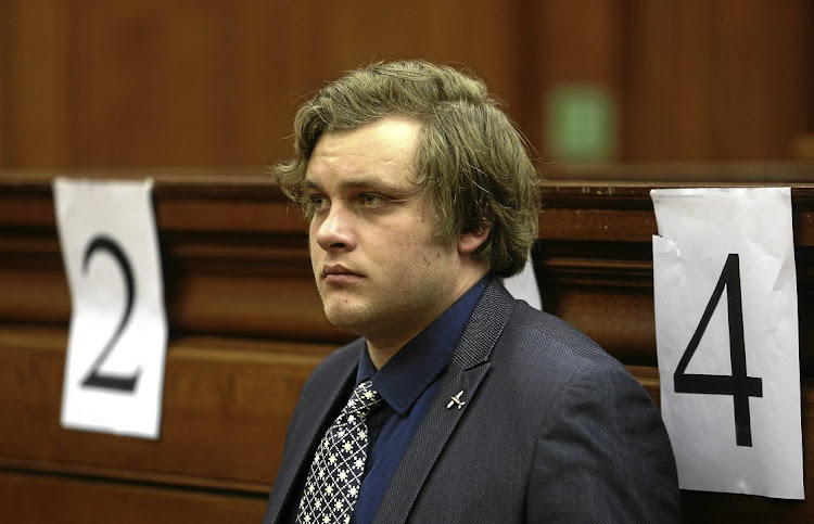 TRUTH WILL OUT Henri van Breda shows little emotion during trial.