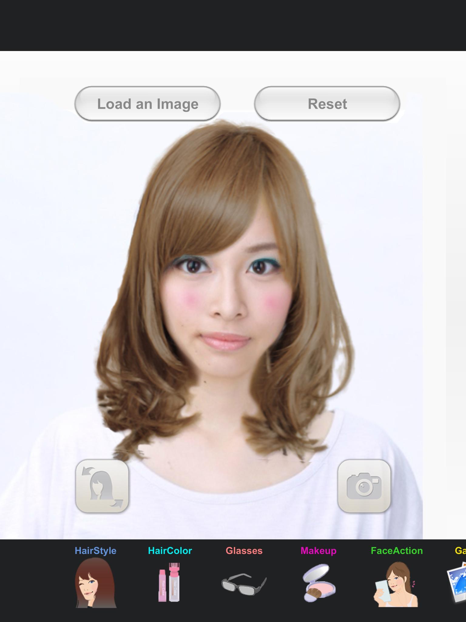 Android application Hairstyle Simulator - SimFront screenshort